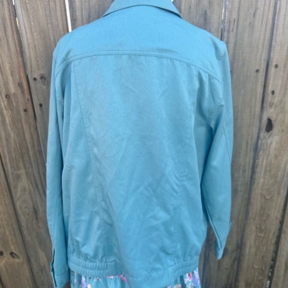 Alfred Dunner women's plus size full zip blue jacket size 18 - Picture 5 of 10